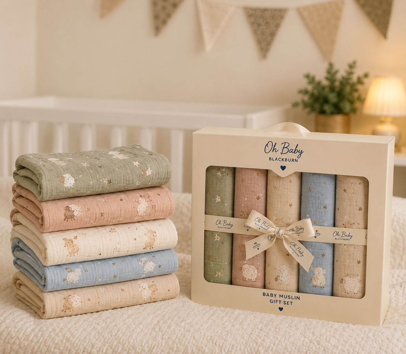 Luxury Baby Muslin Gift Set